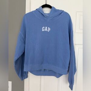 GAP cropped blue hoodie Sweatshirt